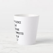 Aus Geduld für enttäuschende Männer Milchtasse (Vorderseite)