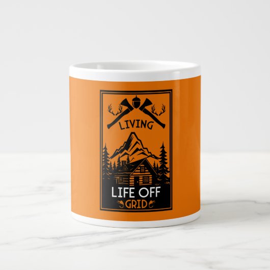 AUS GRID LIFE Jumbo-Tasse (Vorderseite)