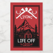AUS GRID LIFE LEBENSMITTELETIKETT (Einzelnes Label)