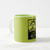 AUS GRID LIFE ZWEIFARBIGE TASSE (Vorderseite Links)