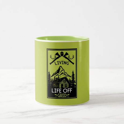 AUS GRID LIFE ZWEIFARBIGE TASSE (Mittel)
