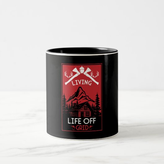 AUS GRID LIFE ZWEIFARBIGE TASSE (Mittel)