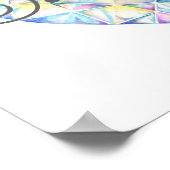 Aus großen Druckdiamanten entstehen Poster (Ecke)