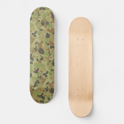Aus grüner Tarnung Skateboard (Vorderseite)