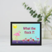 Aus halten postkarte (Stehend Vorderseite)