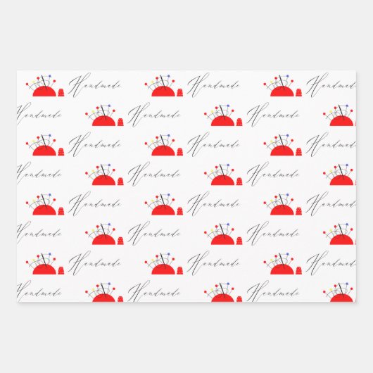 Aus Hand Nähsorte Geschenkpapier Set (Vorderseite 2)