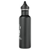 aus Hand und Ball wird Handball Edelstahlflasche (Rechts)