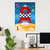 Aus heben - drucken poster (Heimbüro)