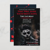 Aus Ihrem Halloween-Party Einladung (Vorne/Hinten)