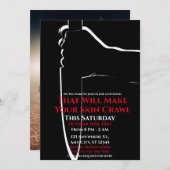 Aus Ihrem Halloween-Party Einladung (Vorne/Hinten)