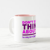 Aus Ihrer Tasse - wählen Sie Stil & Farbe (Vorderseite Links)