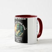 „Aus innerer Stärke wird geboren“ Drachen-Tasse – Tasse (VorderseiteRechts)