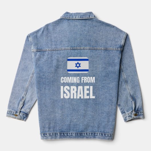 Aus Israel kommend Jeansjacke (Rückseite)