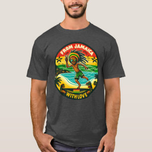 Aus Jamaika mit Liebe Mädchen T-Shirt