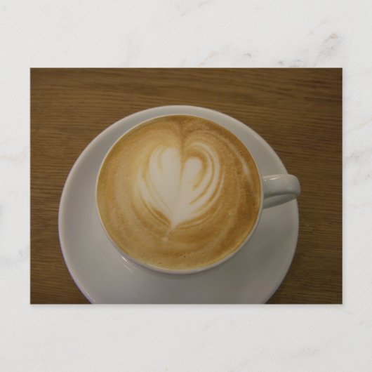 Aus Kaffee mit Liebe Postkarte (Vorderseite)