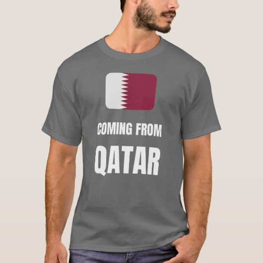 Aus Katar kommen T-Shirt (Vorderseite)