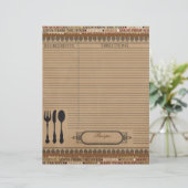 Aus Kratzerrezepse hergestellte Beilage (Stehend Vorderseite)