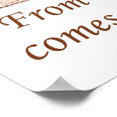 Aus Kümmre kommt Courage Poster (Ecke)