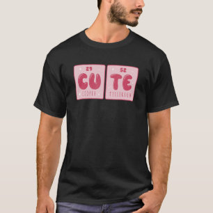 Aus Kupfer und Tellurium Cu Te Niedlich T-Shirt