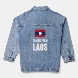 Aus Laos kommend Jeansjacke
