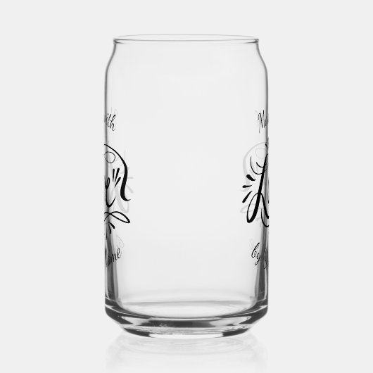 Aus Liebe gefertigt, kann man hausgemachte Säfte t Dosenglas (Links)