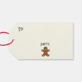 Aus Liebe Geschenketiketten Button Geschenkanhänger (Rückseite Horizontal)