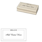 Aus Liebe Gummi Briefmarke Gummistempel (Stempel)