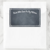 Aus Liebe in meinem Küchenschachtel Rechteckiger Aufkleber (Tasche)