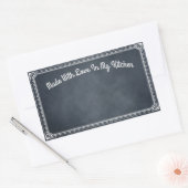 Aus Liebe in meinem Küchenschachtel Rechteckiger Aufkleber (Umschlag)