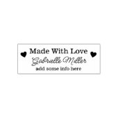 Aus Liebe Kalligraphiename Permastempel (Design)