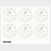 Aus Liebe Lemon Curd Country Kitchen Labels Runder Aufkleber (Blatt)