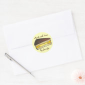 Aus Liebe Personalisiert gebackene Ware Aufkleber (Umschlag)
