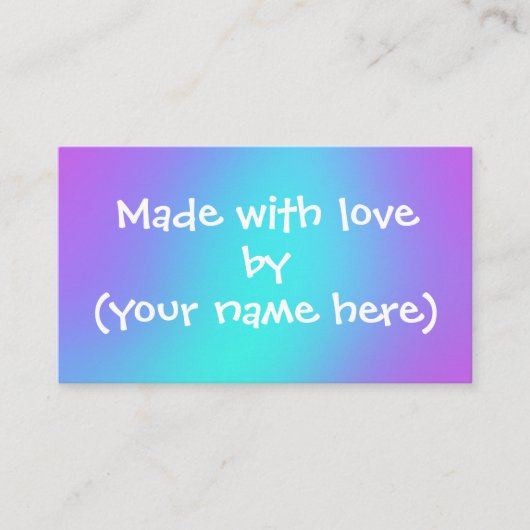 Aus Liebe Personalisierte Karten (Vorderseite)