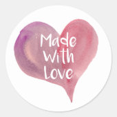 Aus Liebe, Runder Aufkleber (Vorderseite)