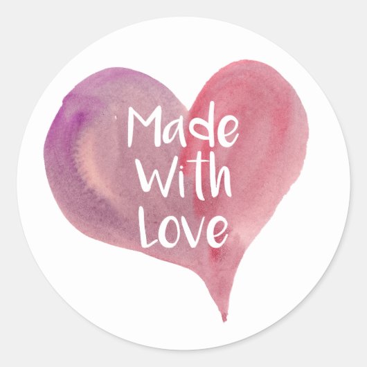 Aus Liebe, Runder Aufkleber (Vorderseite)