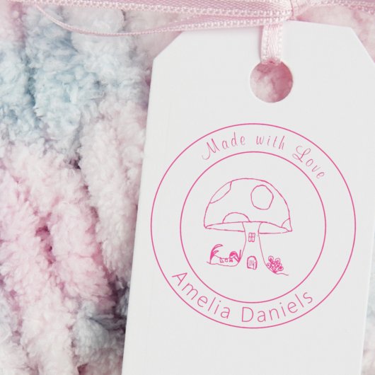 Aus Liebe Toadstool, selbstklebend Kautschuk Brief Permastempel