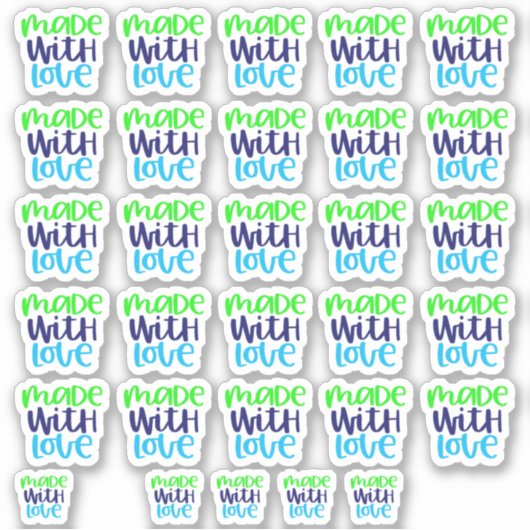 Aus Liebe - Vinyl Sticker (Vorderseite)