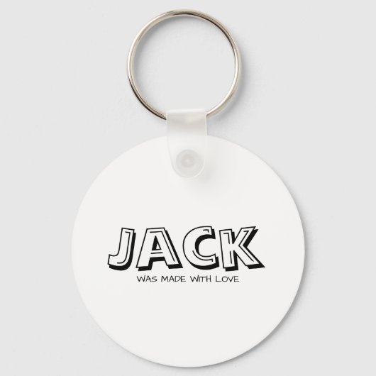 Aus Liebe weiß Schlüsselanhänger (Vorderseite)