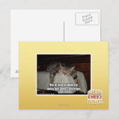 Aus Mangel an Interesse Postkarte (Vorne/Hinten)