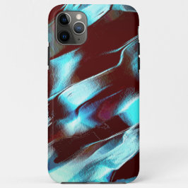 aus mattem Metall, braun bis zyangraditiv Case-Mate iPhone Hülle