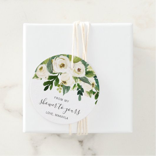 Aus meinem blühenden Brautparty Geschenkanhänger (Beispiel)