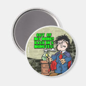 Aus meinem Kopf Magnet (Vorderseite/Rückseite)