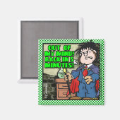 Aus meinem Kopf Magnet (Vorderseite/Rückseite)