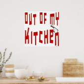 Aus meinem küchenwitzigen Sprichwort Poster (Küche)