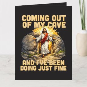 Aus meiner Höhle kommen Die Auferstehung Jesu Karte