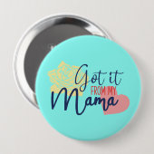 Aus meiner Mama got Button (Vorne & Hinten)