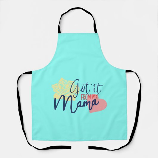 Aus meiner Mama got Schürze (Vorderseite)