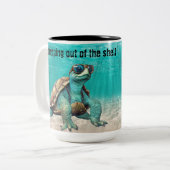 Aus meiner Muschel heraus, Tourettes Tasse (Vorderseite Links)