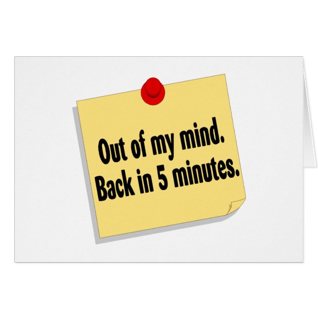 Aus meiner Sinnesrückseite in 5 Minuten heraus (Vorderseite (Horizontal))