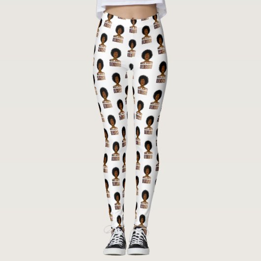 Aus Melanin gefertigt, mit jedem Schattenrelais Leggings (Vorderseite)